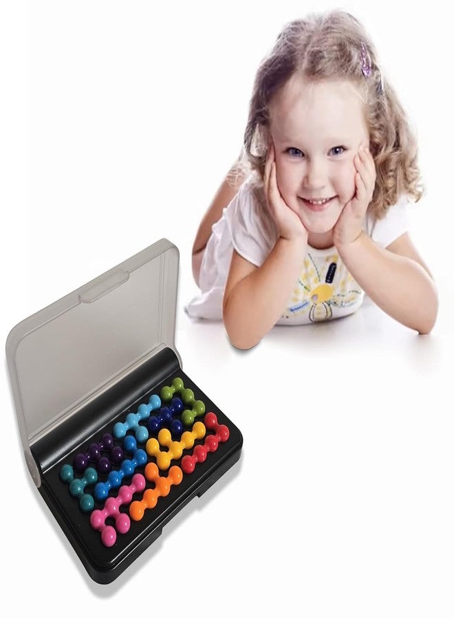 YESVIYA IQ Smart Puzzle Toy - Compact Travel Brain Game for Kids & Adults | 120 Logic Challenges | Portable Educational Puzzle for Focus, Memory & Problem Solving - Image 4